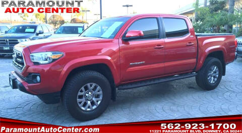 2017 Toyota Tacoma for sale at PARAMOUNT AUTO CENTER in Downey CA