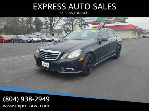 2011 Mercedes-Benz E-Class for sale at EXPRESS AUTO SALES in Midlothian VA