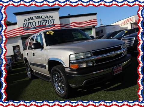 2004 Chevrolet Tahoe for sale at American Auto Depot in Modesto CA