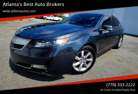 2013 Acura TL for sale at Atlanta's Best Auto Brokers in Marietta GA