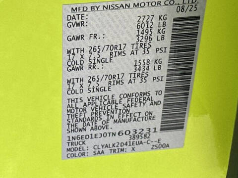 2026 Nissan Frontier PRO-X