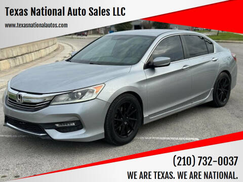 2017 Honda Accord for sale at Texas National Auto Sales LLC in San Antonio TX