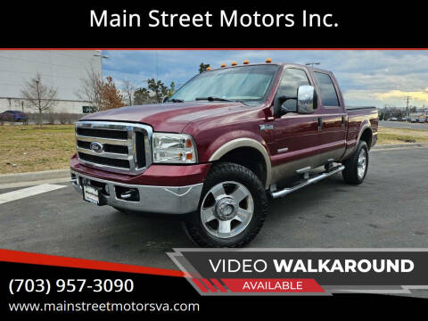 2007 Ford F-350 Super Duty for sale at Main Street Motors Inc. in Chantilly VA