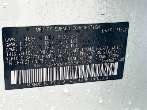 2023 Subaru Legacy Premium