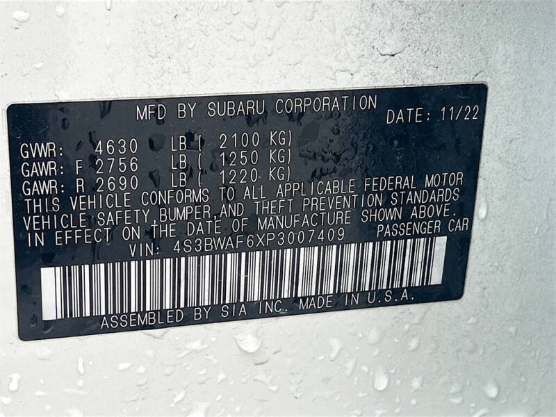 2023 Subaru Legacy Premium