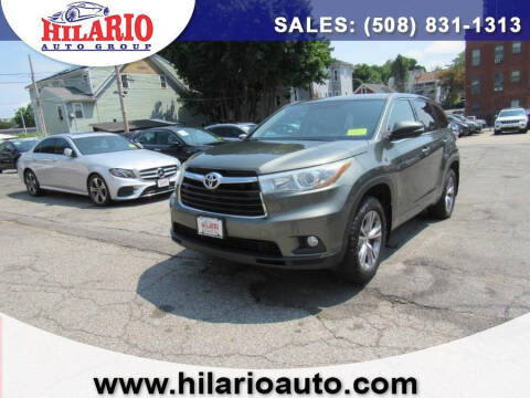 2015 Toyota Highlander for sale at Hilario's Auto Sales in Worcester MA