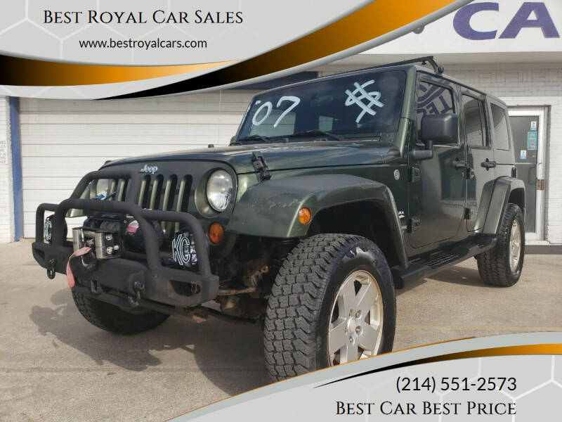 2007 Jeep Wrangler Unlimited for sale at Best Royal Car Sales in Dallas TX