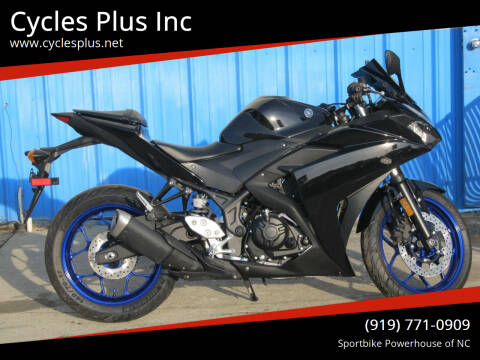 2017 Yamaha YZF R3 for sale at Cycles Plus Inc in Garner NC