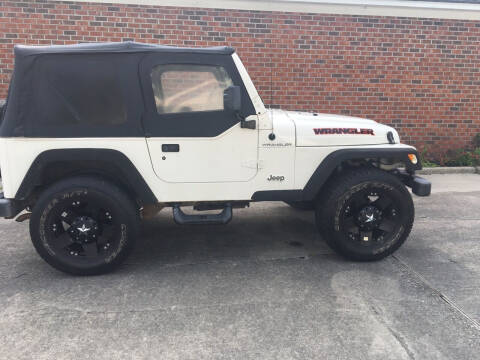 1997 Jeep Wrangler for sale at Greg Faulk Auto Sales Llc in Conway SC