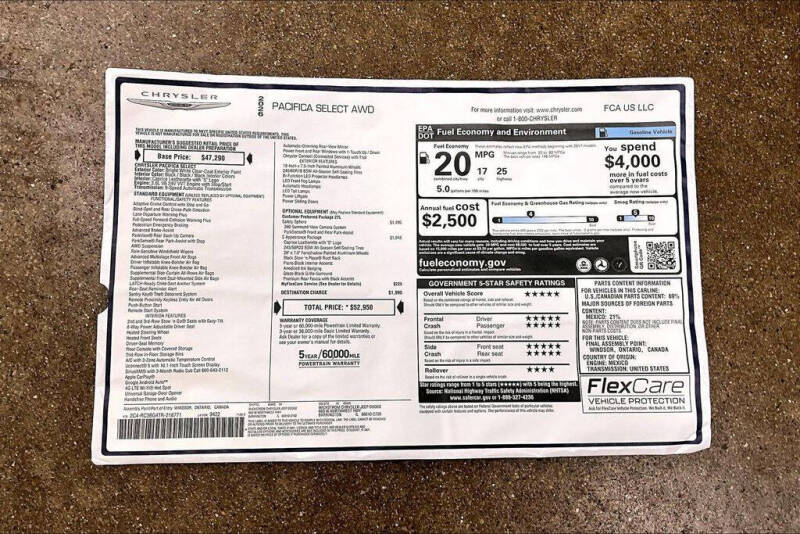2026 Chrysler Pacifica Select