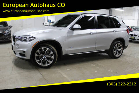 2016 BMW X5 for sale at European Autohaus CO in Denver CO