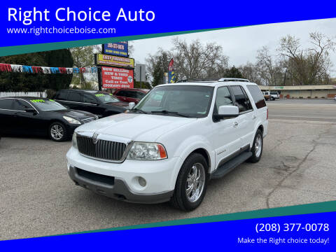 2003 Lincoln Navigator for sale at Right Choice Auto in Boise ID