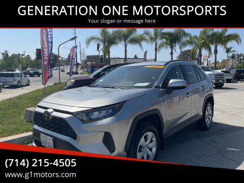 2019 Toyota RAV4 for sale at GENERATION ONE MOTORSPORTS in La Habra CA