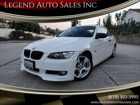 2010 BMW 3 Series for sale at Legend Auto Sales Inc in Lemon Grove CA