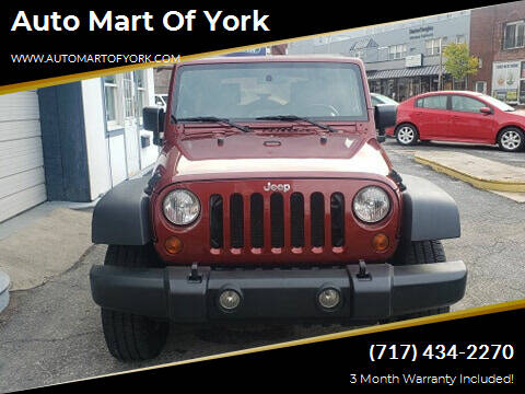 2009 Jeep Wrangler Unlimited for sale at Auto Mart Of York in York PA