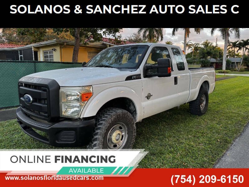 2012 Ford F-250 Super Duty for sale at SOLANOS & SANCHEZ AUTO SALES C in Hollywood FL