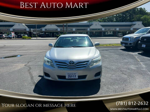 2011 Toyota Camry for sale at Best Auto Mart in Weymouth MA