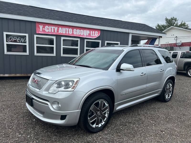 2012 GMC Acadia for sale at Y City Auto Group in Zanesville OH