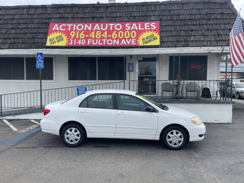 2006 Toyota Corolla for sale at Action Auto Sales in Sacramento CA