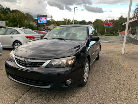 2008 Subaru Impreza for sale at G & G Auto Sales in Steubenville OH