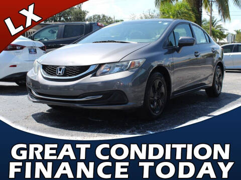 2015 Honda Civic for sale at Palm Beach Auto Wholesale in Lake Park FL