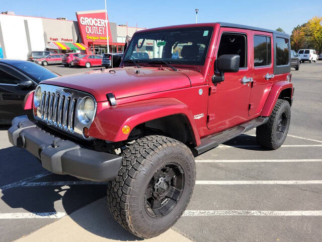 2012 Jeep Wrangler Unlimited for sale at EINSPRITZEN AUTO HAUS in Boise, ID