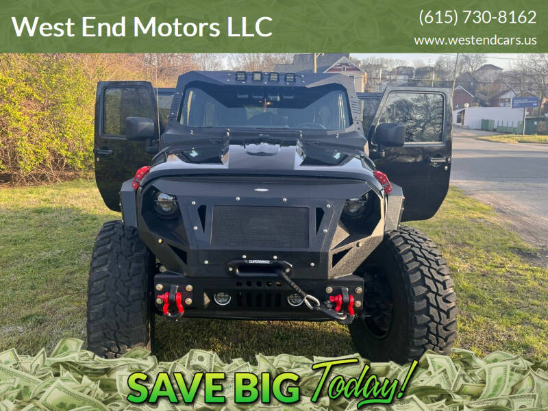 2016 Jeep Wrangler Unlimited for sale at West End Motors LLC in Nashville TN