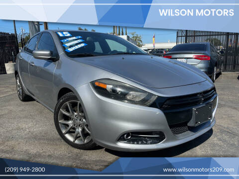 2015 Dodge Dart for sale at WILSON MOTORS in Stockton CA