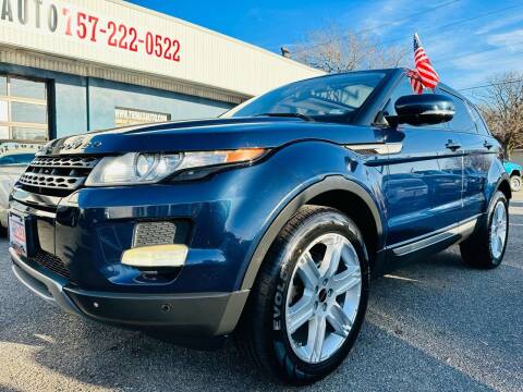2012 Land Rover Range Rover Evoque for sale at Trimax Auto Group in Norfolk VA