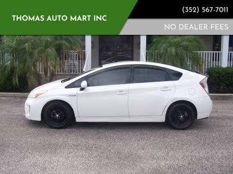 2012 Toyota Prius for sale at Thomas Auto Mart Inc in Dade City FL