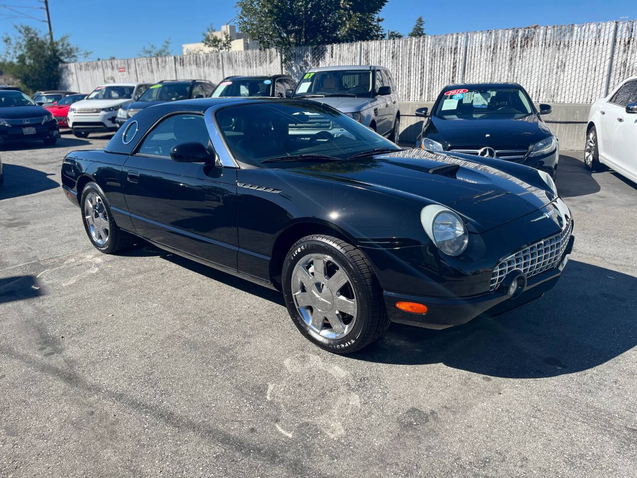 Black 2002 Ford Thunderbird Deluxe Convertible Deluxe 2dr Convertible 1