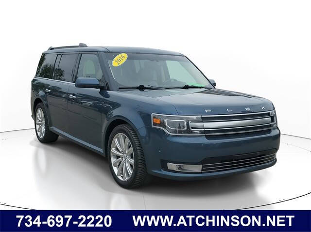 Used 2016 Ford Flex Limited with VIN 2FMHK6DT7GBA23607 for sale in Belleville, MI