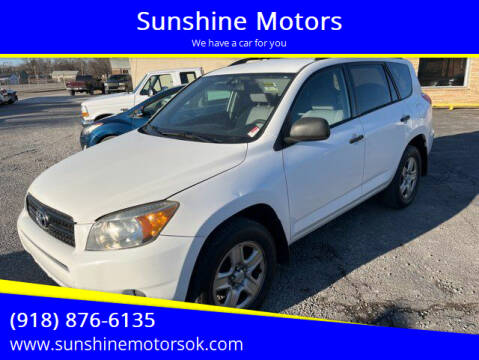 2006 Toyota RAV4 for sale at Sunshine Motors in Bartlesville OK