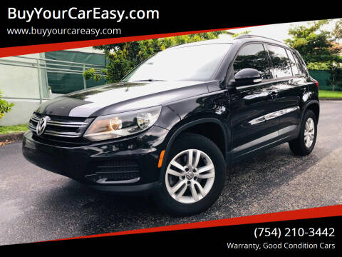 2015 Volkswagen Tiguan for sale at BuyYourCarEasy.com in Hollywood FL