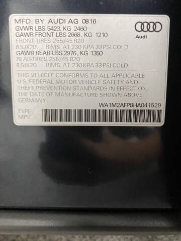 2017 Audi Q5 2.0T quattro Premium Plus