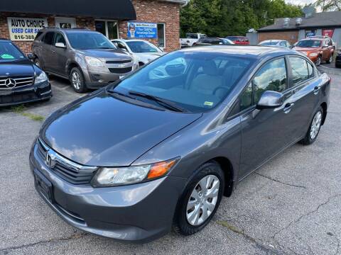 2012 Honda Civic for sale at Auto Choice in Belton MO