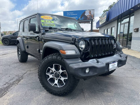 2018 Jeep Wrangler Unlimited for sale at Guarantee Motors,  INC - Guarantee Motors, INC in Villa Park IL