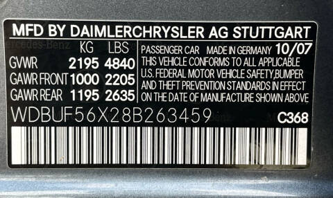 2008 Mercedes-Benz E-Class E 350