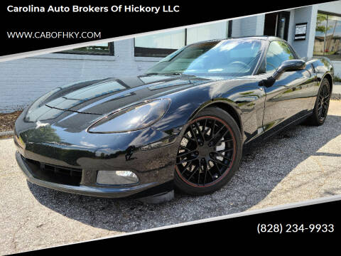 2009 Chevrolet Corvette for sale at Carolina Auto Brokers of Hickory LLC in Newton NC