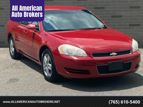 2007 Chevrolet Impala for sale at All American Auto Brokers in Chesterfield IN