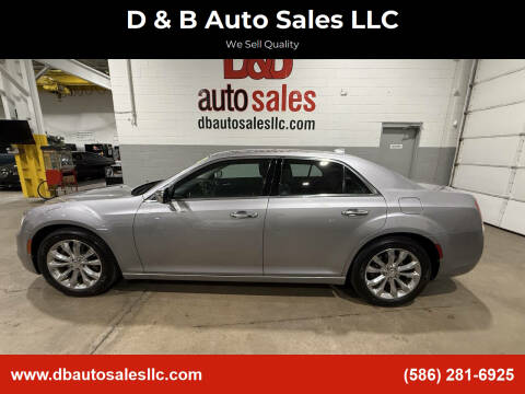 2018 Chrysler 300 for sale at D & B Auto Sales LLC in Harrison Township MI