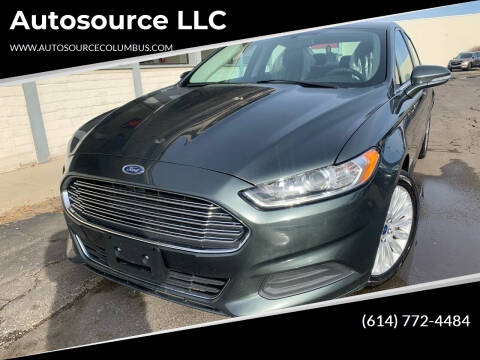 2015 Ford Fusion Hybrid for sale at Autosource LLC in Columbus OH