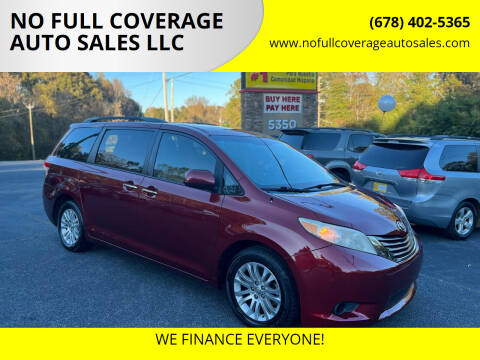 2013 Toyota Sienna for sale at NO FULL COVERAGE AUTO SALES LLC in Austell GA