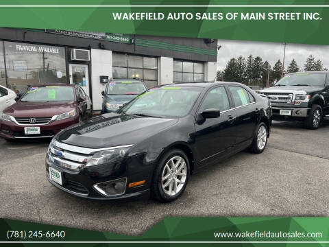 2012 Ford Fusion for sale at Wakefield Auto Sales of Main Street Inc. in Wakefield MA