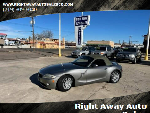 2005 BMW Z4 for sale at Right Away Auto Sales in Colorado Springs CO