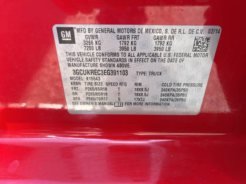 2014 Chevrolet Silverado 1500 LT