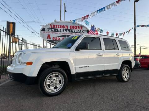 2015 Jeep Patriot for sale at Arizona Drive LLC in Tucson AZ