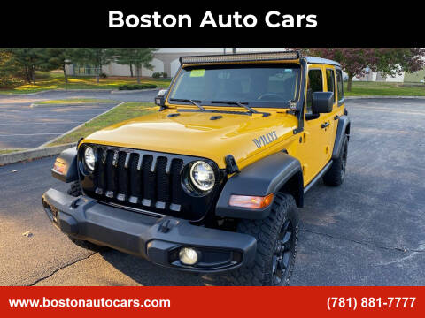 2020 Jeep Wrangler Unlimited for sale at Boston Auto Cars in Dedham MA