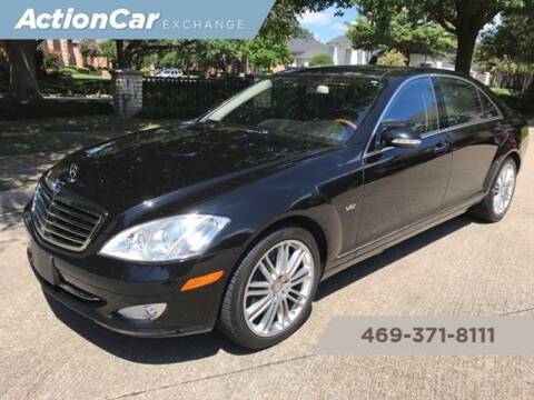 2009 Mercedes-Benz S-Class for sale at ACTION CAR EXCHANGE in Dallas TX