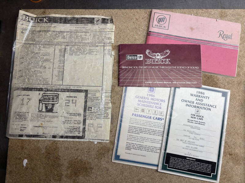 1986 Buick Regal T Type Turbo